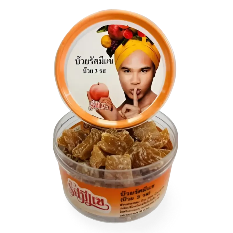 3-Flavour Preserved Plum Candy (รัศมีแข บ๊วย 3 รส), 150g
