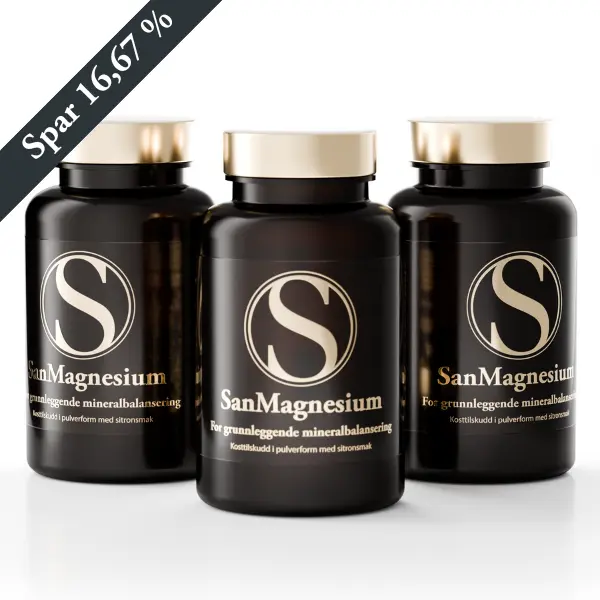 3 stk SanMagnesiumpulver - Abonnement