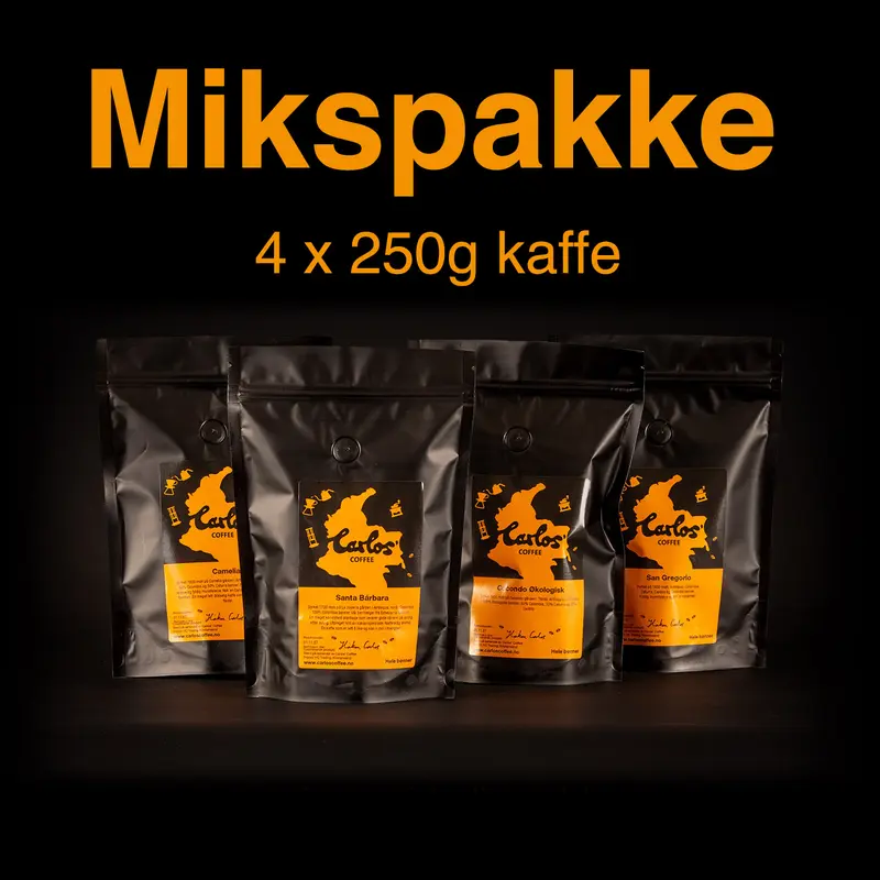 4 x 250g Carlos Mikspakke
