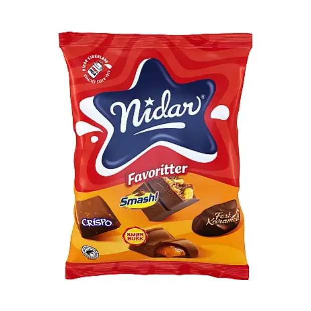 A Mix of Chocolate Favorites - Nidar favoritter 200g Smash! To-bit, Crispo og mer