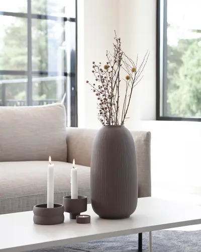 ÅBY XXL VASE BRUN