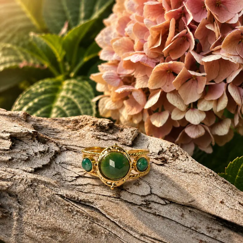 African Jade Ring