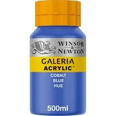 Akrylfarge Galeria 500ml koboltblå