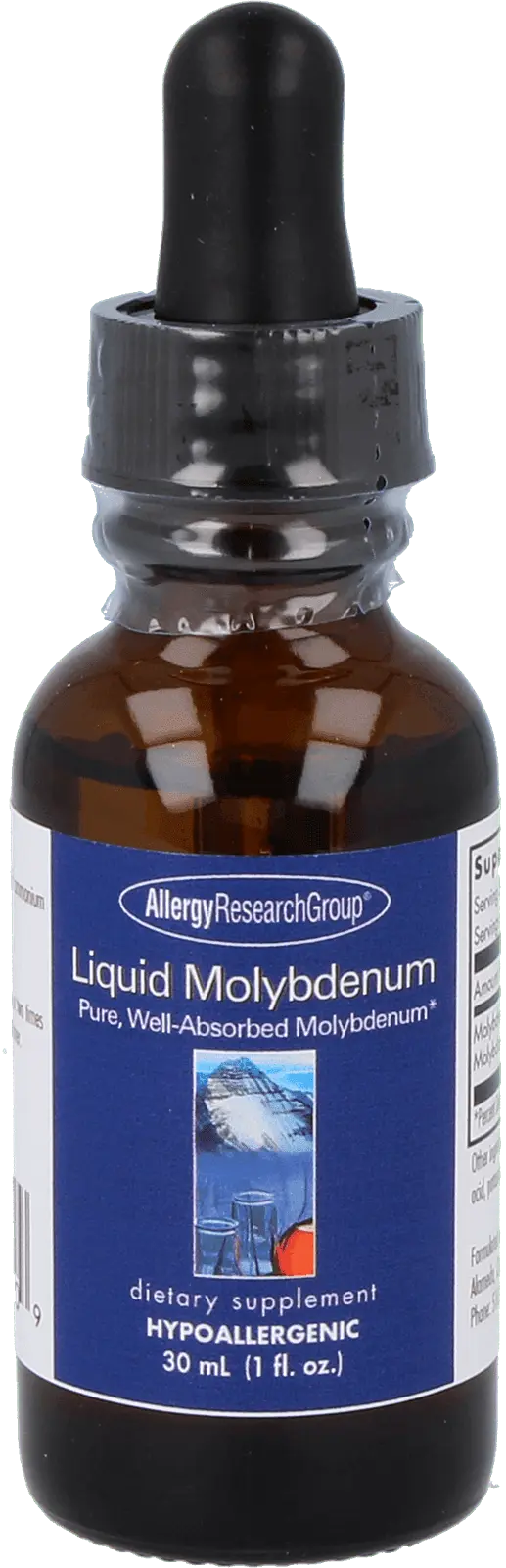Allergy Research Group Liquid Molybdenum 25 µg per Drop (30 ml)