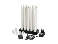 Antikklys DUNI led m/ladestasjon (10)