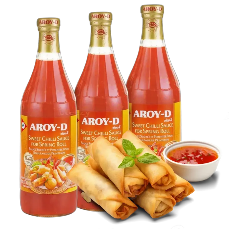 Aroy-D Søt Chilisaus for Vårruller, 3x750ml