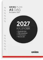 Årspakke GRIEG A5 2027 dag