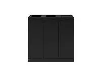 Avfallsbeholder BICA 873 3x65L sort
