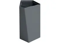 Avfallsbeholder KITE u lokk 70L antrasit
