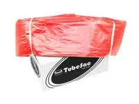 Avfallssekk TUBESAC Coex 60m 20my rød