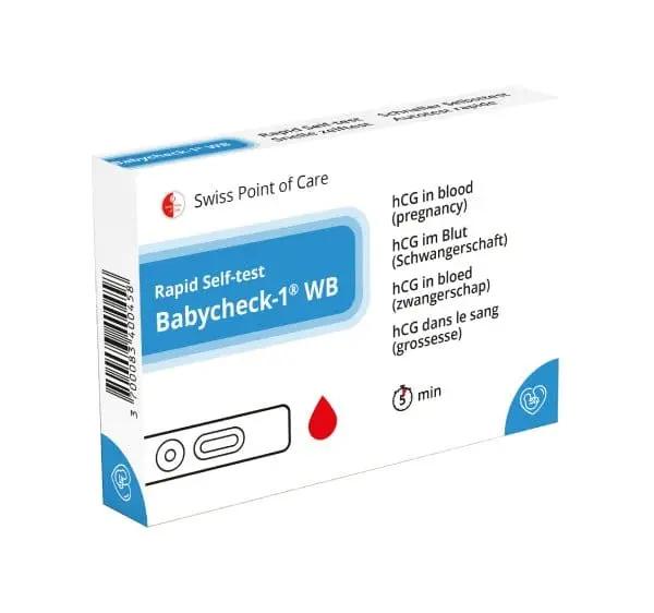 Babycheck-1® WB Pregnancy Blood (hCG) Self-Test Kit