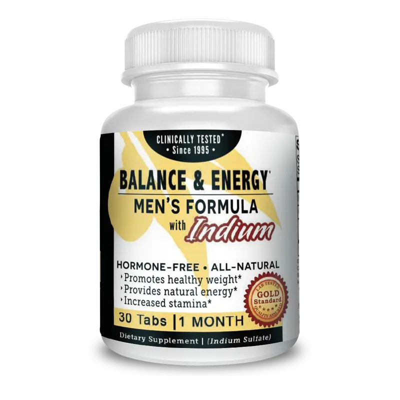 Balanse og energi - formula for menn med Indium