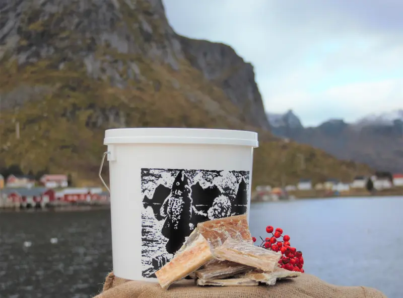 Banket filèt av tørrfisk
