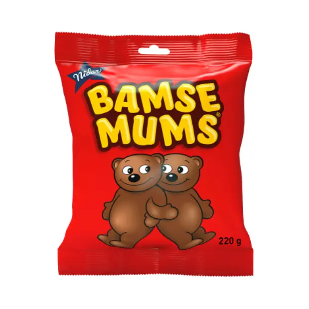 Bear Hugs Coated Chocolate Marshmallow Treat  - Nidar Bamsemums 220g