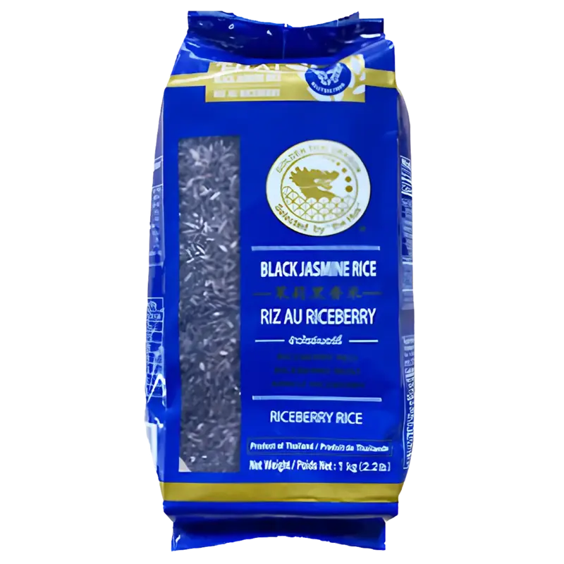 Black Jasmine Riceberry - Golden Thai Dragon, 1kg