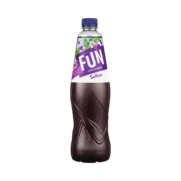 Blackcurrant Flavor - Fun Light Solbær 0,8l