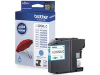 Blekk BROTHER LC225XLC HC cyan