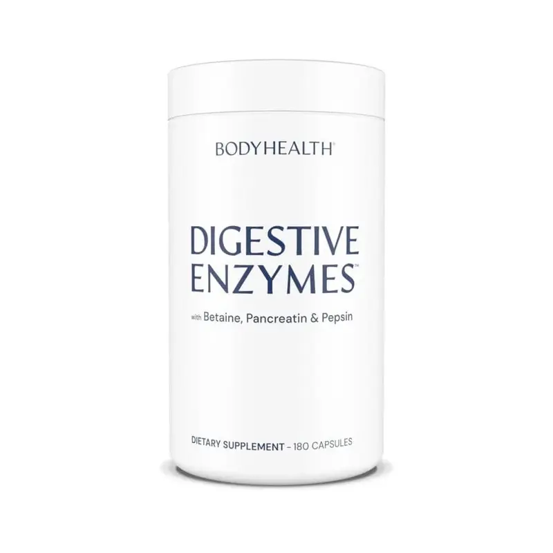 BodyHealth Digestive Enzymes with Betaine HCl & Pancreatin (180 capsules)