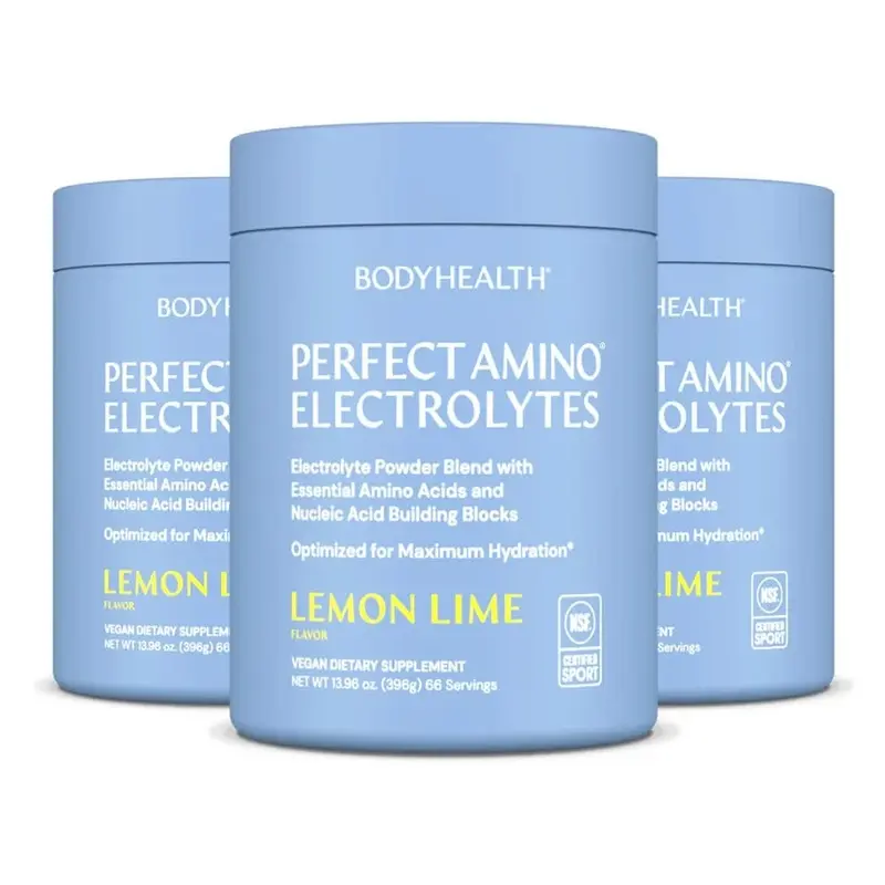 BodyHealth PerfectAmino® Electrolytes NSF Certified for Sport Lemon Lime (396 g)