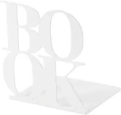Bokstøtte BURDE BOOK hvit (2)