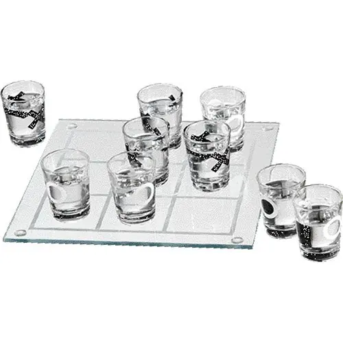 Bondesjakk med shot-glass
