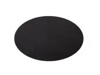 Bordbrikke West PVC 43,5x28cm oval sort