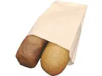 Brødpose kraft 155x80x400mm hvit (2500)