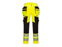 Bukse PORTWEST DX442 HiVis m/hl C52 gul