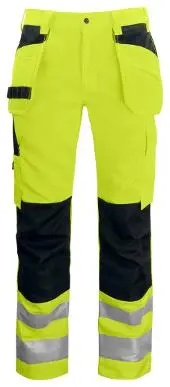 Bukse PROJOB hv. 6531 HiVis C60 gul/sort