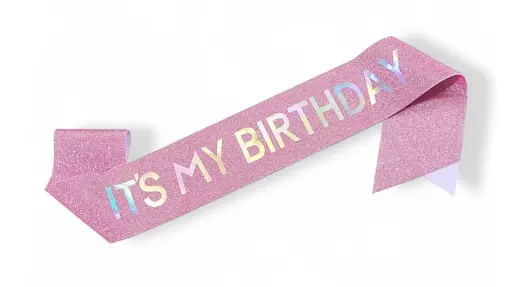 Bursdags sash - rosegull It's my birthday