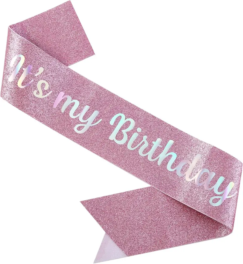 Bursdags sash - Rosegull