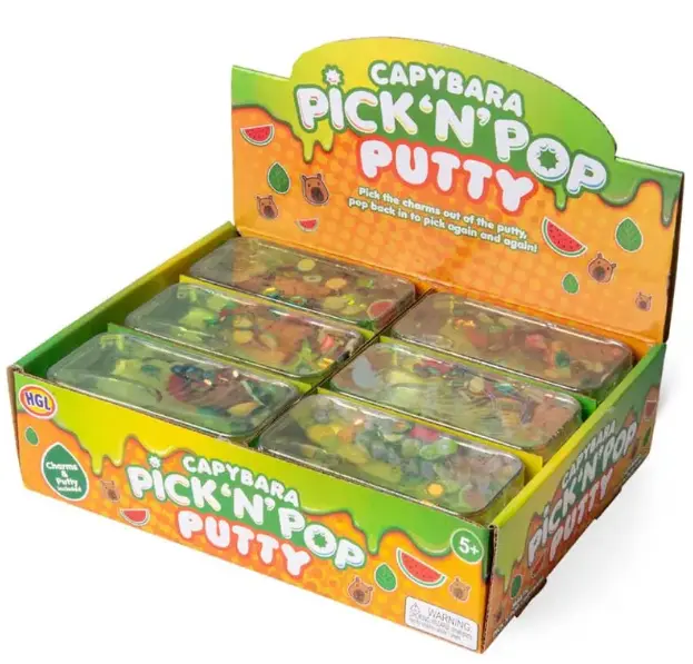 Capybara pick n' pop putty