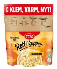 Carbonara TORO Rett i koppen