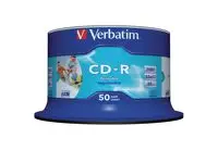 CD-R VERBATIM 700MB 52X Spindel (50)