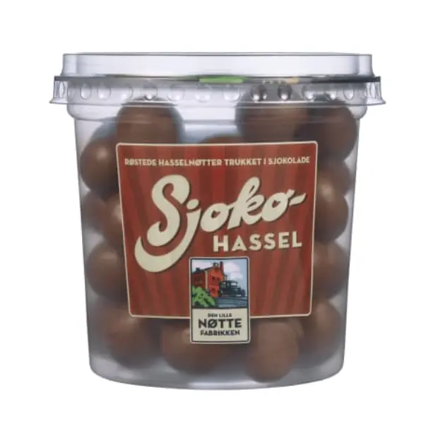 Chocolate-Coated Hazelnuts – Sjokohassel Nøtter 210g Dln