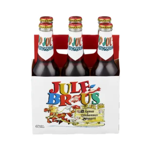 Christmas Soda JuleBrus 0.33L x 6 Bottles Hamar