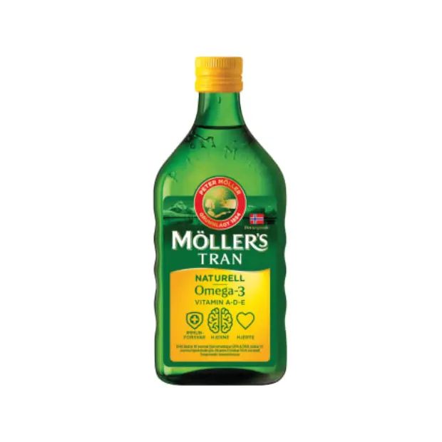 Cod Liver Oil Natural  – Møllers Tran Naturell 500ml
