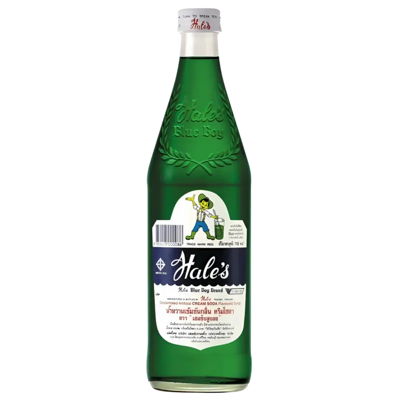 Concentrated Artificial Cream Soda Flavoured Syrup - Hale Blue Boy, 710ml