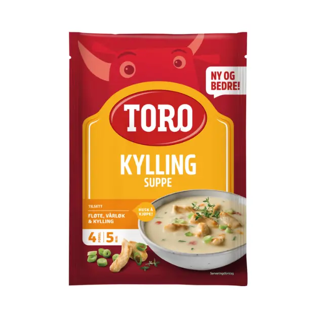 Creamy Chicken Soup - Kyllingsuppe 68g Toro