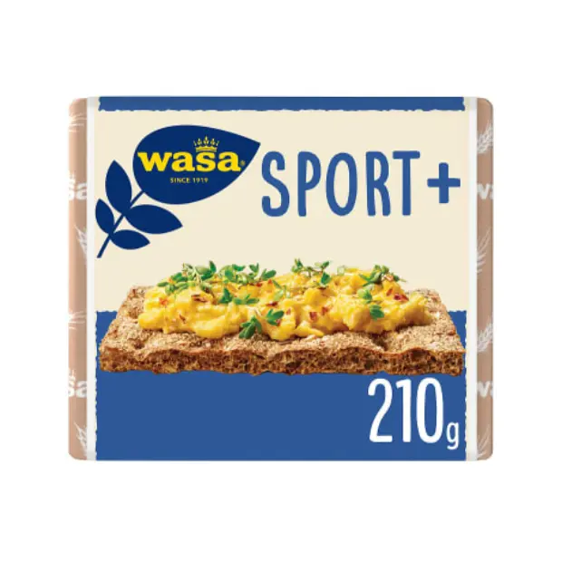 Crispbread Sport+ - Knekkebrød Sport+ 210g Wasa