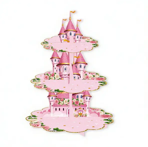 Cupcakestativ, 3 etasjer