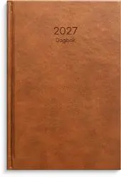 Dagbok GRIEG Lux A5 2027 brun
