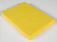 Dekorasjonskartong A4 220g gul