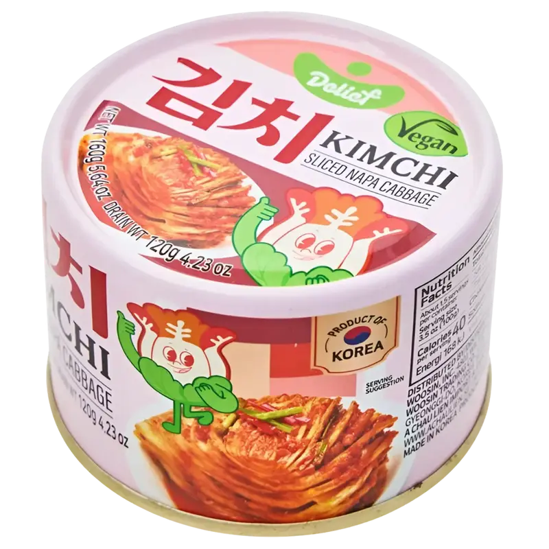 Delief Korean Kimchi Sliced Napa Cabbage, 120g