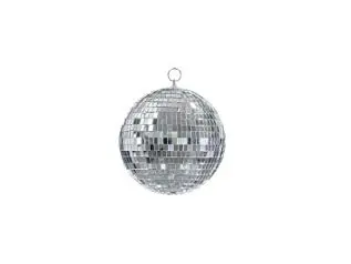Discokule 20cm sølv