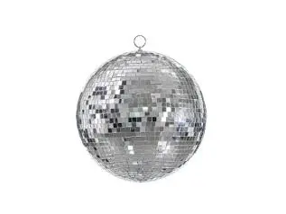 Discokule 30cm sølv