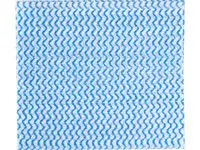 Engangsklut 50x35cm blå/hvit (50)