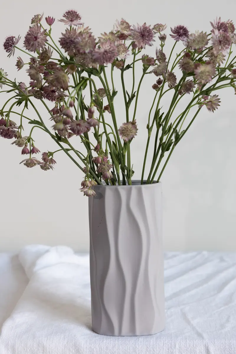 ENVIKEN VASE GRÅ