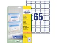 Etikett AVERY fryser 38,1x21,2mm (1625)
