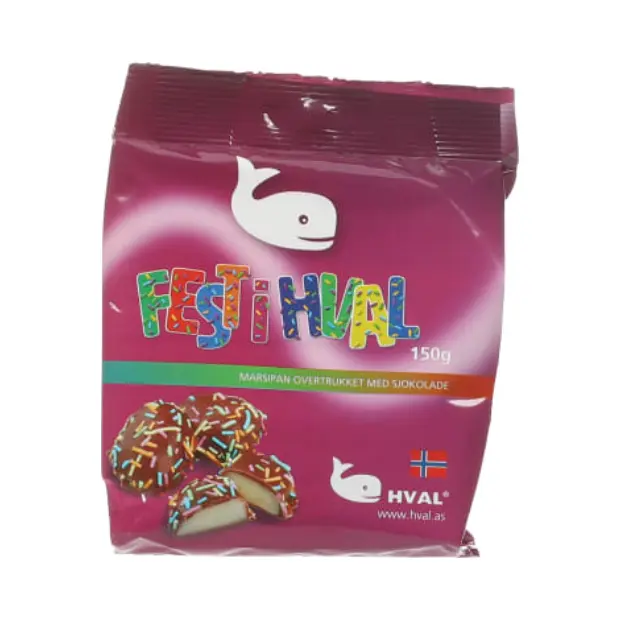 Festihval Marzipan and Chocolate 150g Hval